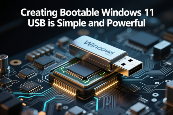Creating a Bootable Windows 11 USB is Simple and Powerful Creating a Bootable Windows 11 USB is Simple and Powerful