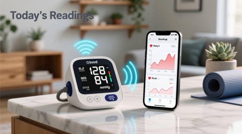Remote Blood Pressure Monitors Sync with Phone Apps