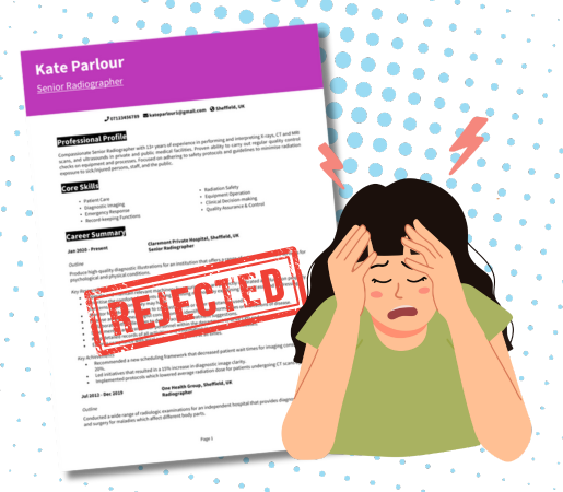 why makes a CV rejected?