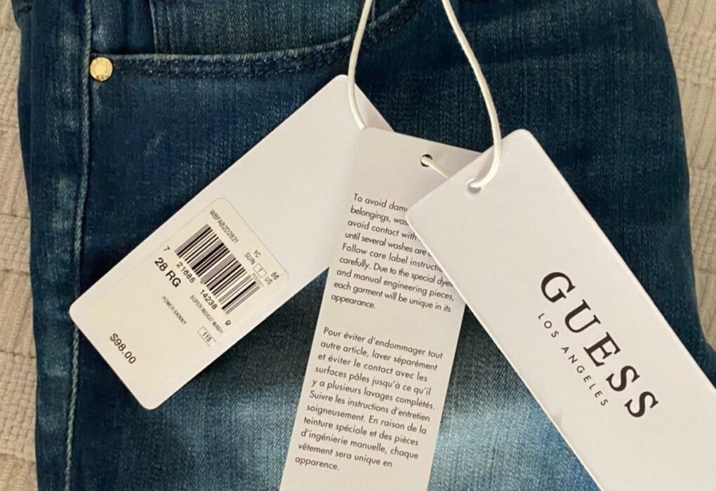 Custom jeans tags