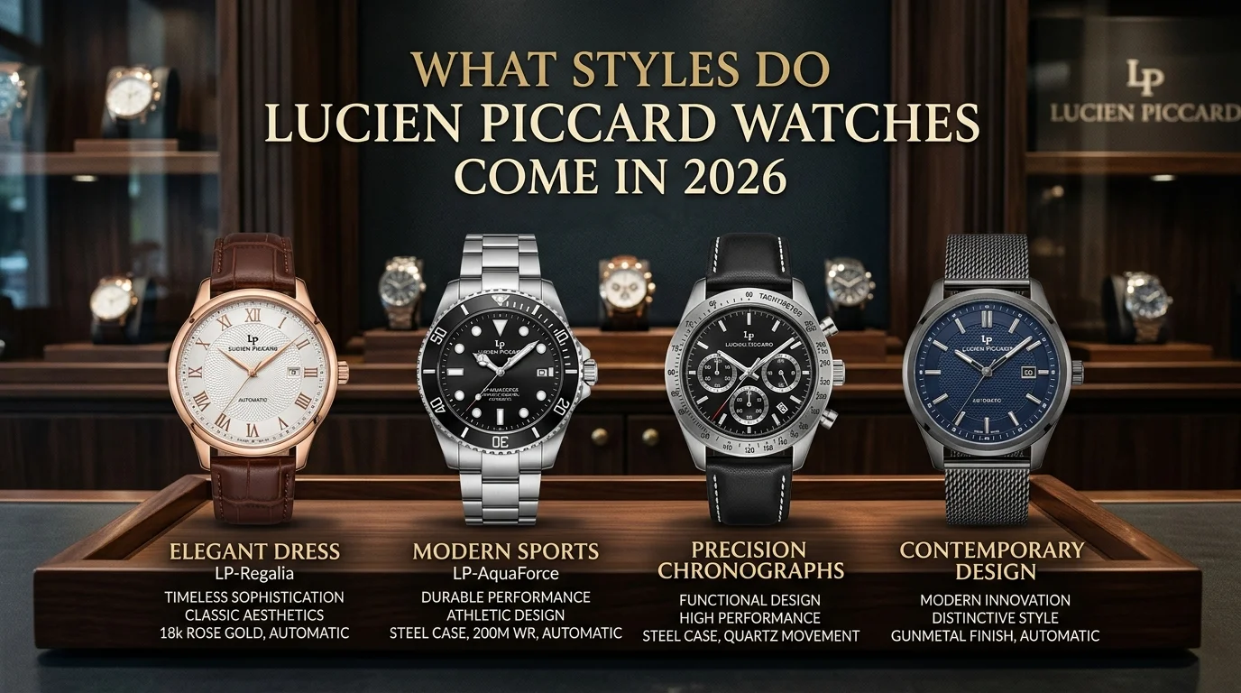 What Styles Do Lucien Piccard Watches Come In 2026