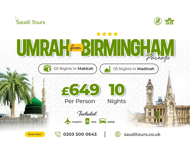 Umrah From Birmingham