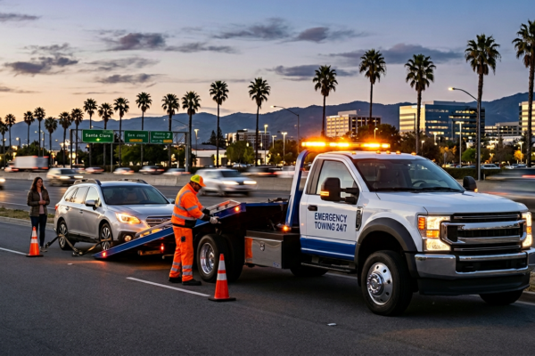 Emergency Towing Services Santa Clara