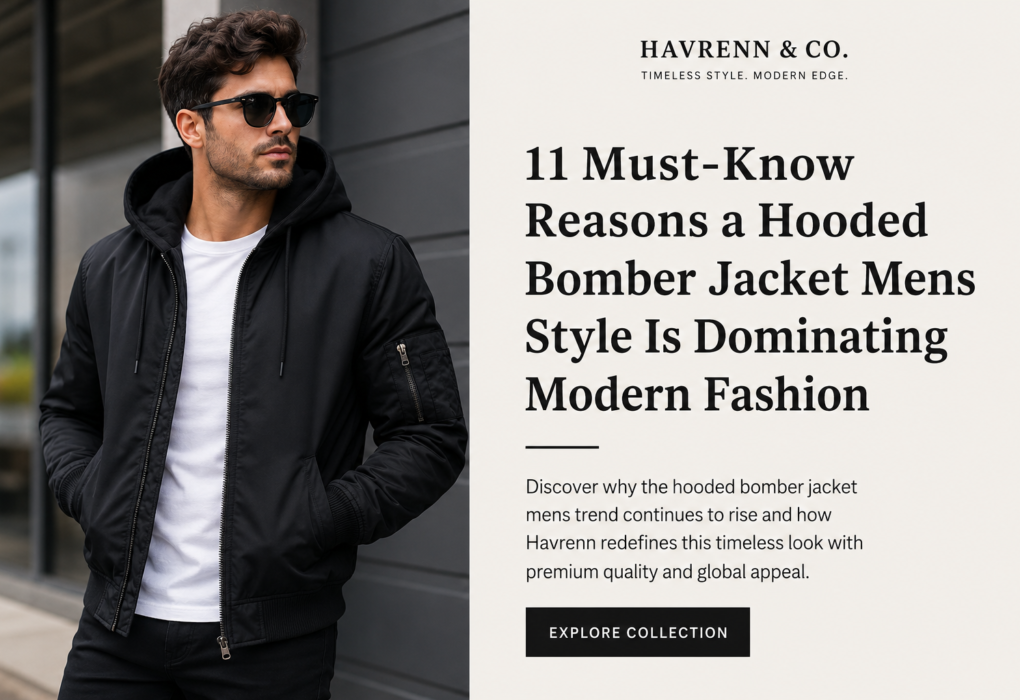 Hooded Bomber Jacket