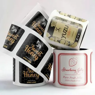 Square Roll Labels