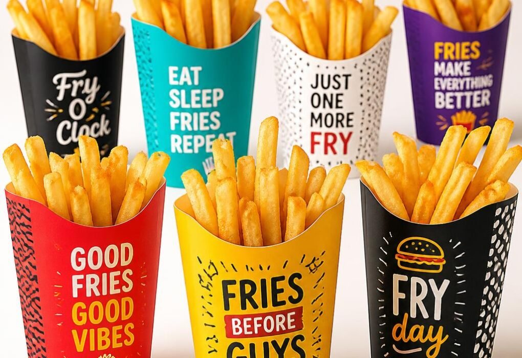 Custom French fry cups