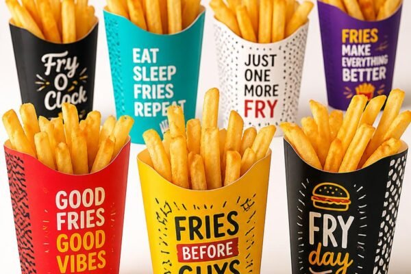 Custom French fry cups